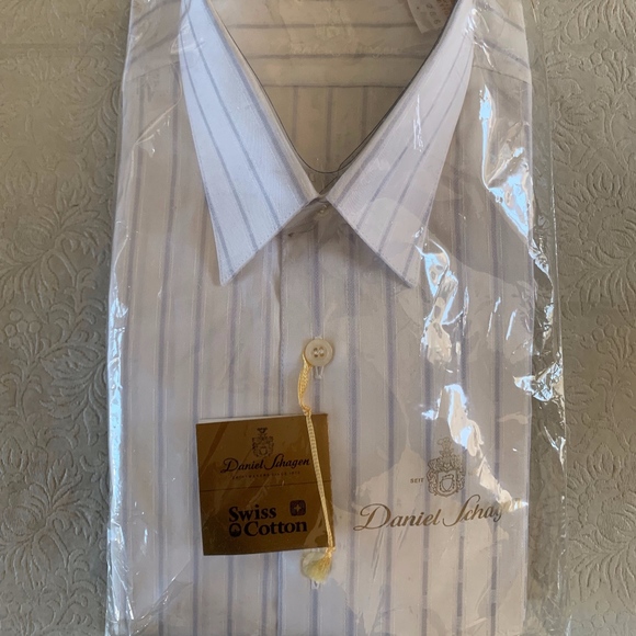 Daniel Schagen Swiss Cotton Men's Dress Shirt - Picture 1 of 3